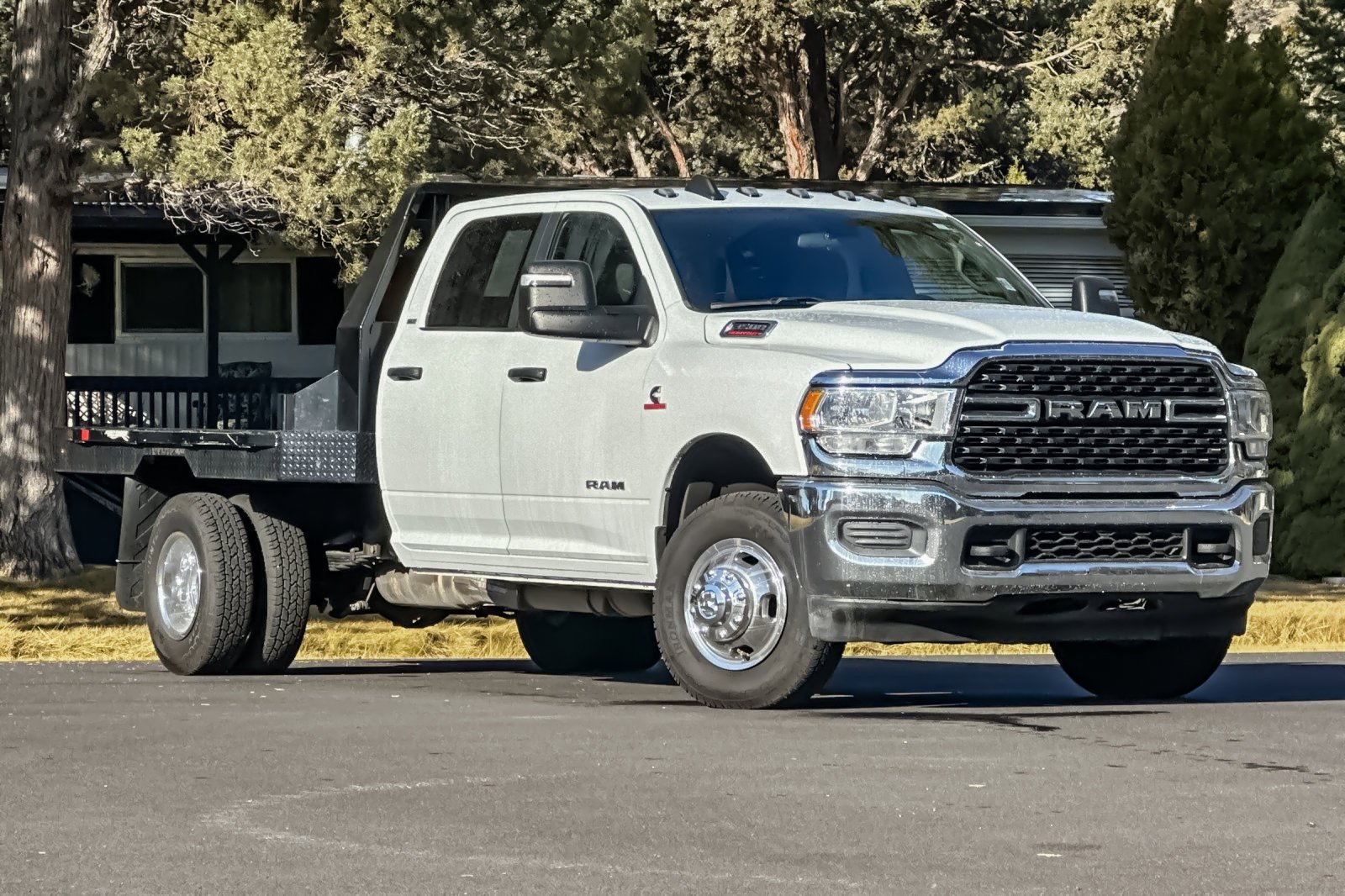 Used 2024 Bright White Clearcoat Ram SLT image 2