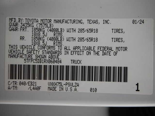 Certified Used 2024 Ice Cap Toyota Crew Cab TRD Pro Hybrid image 32