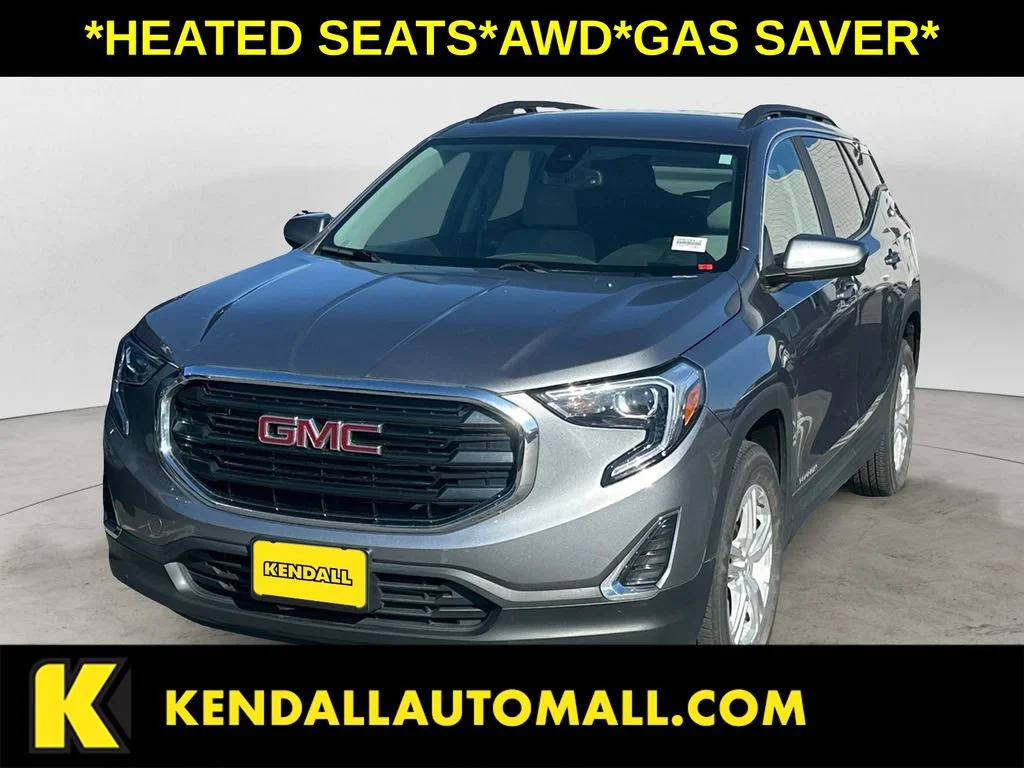 Certified Used 2021 SATIN STEEL METALLIC GMC SLE image 1