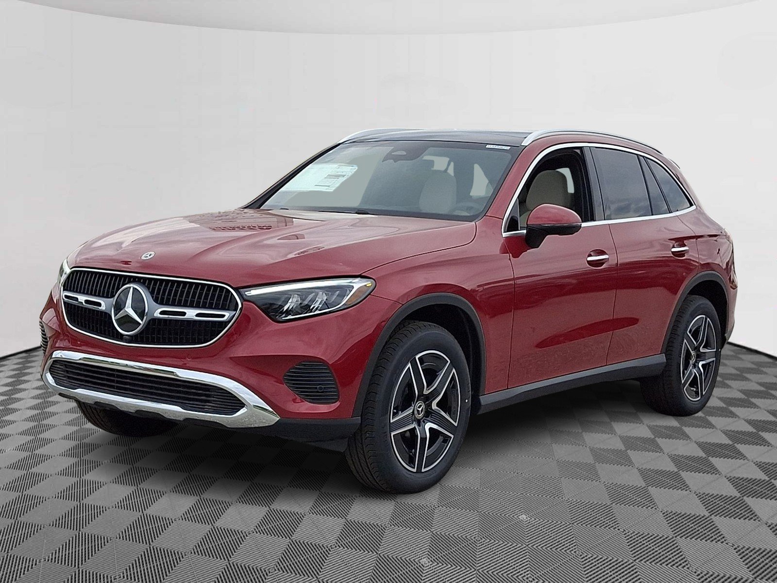 New 2026 MANUFAKTUR Patagonia Red Metallic Mercedes-Benz GLC 300 image 3