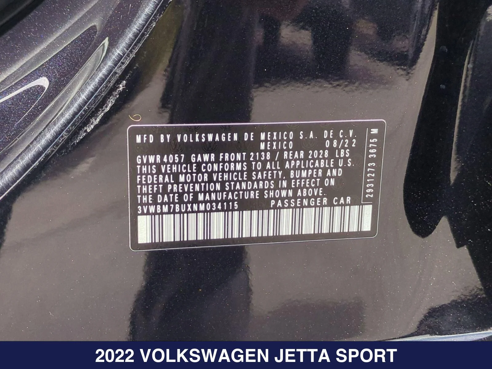 Used 2022 Black Volkswagen 1.5T Sport image 24