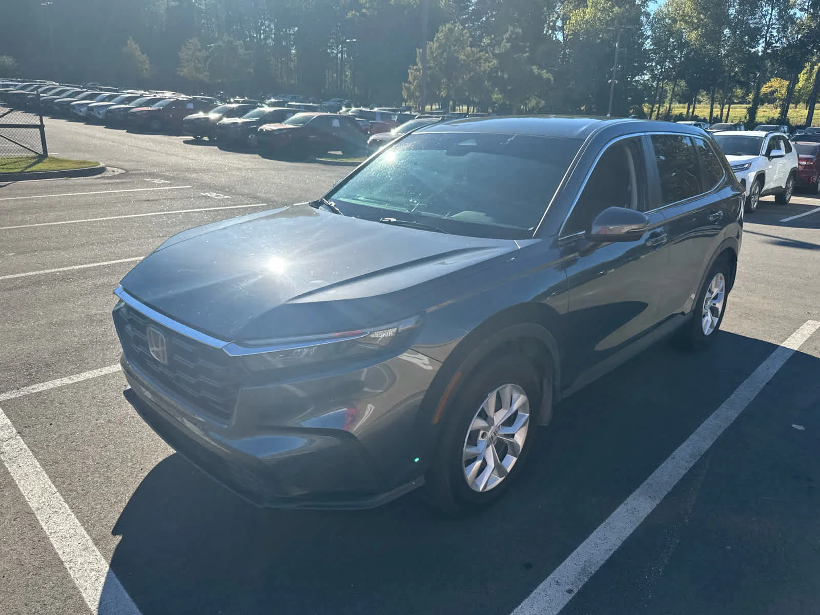 Used 2025 Meteorite Gray Metallic Honda LX image 2