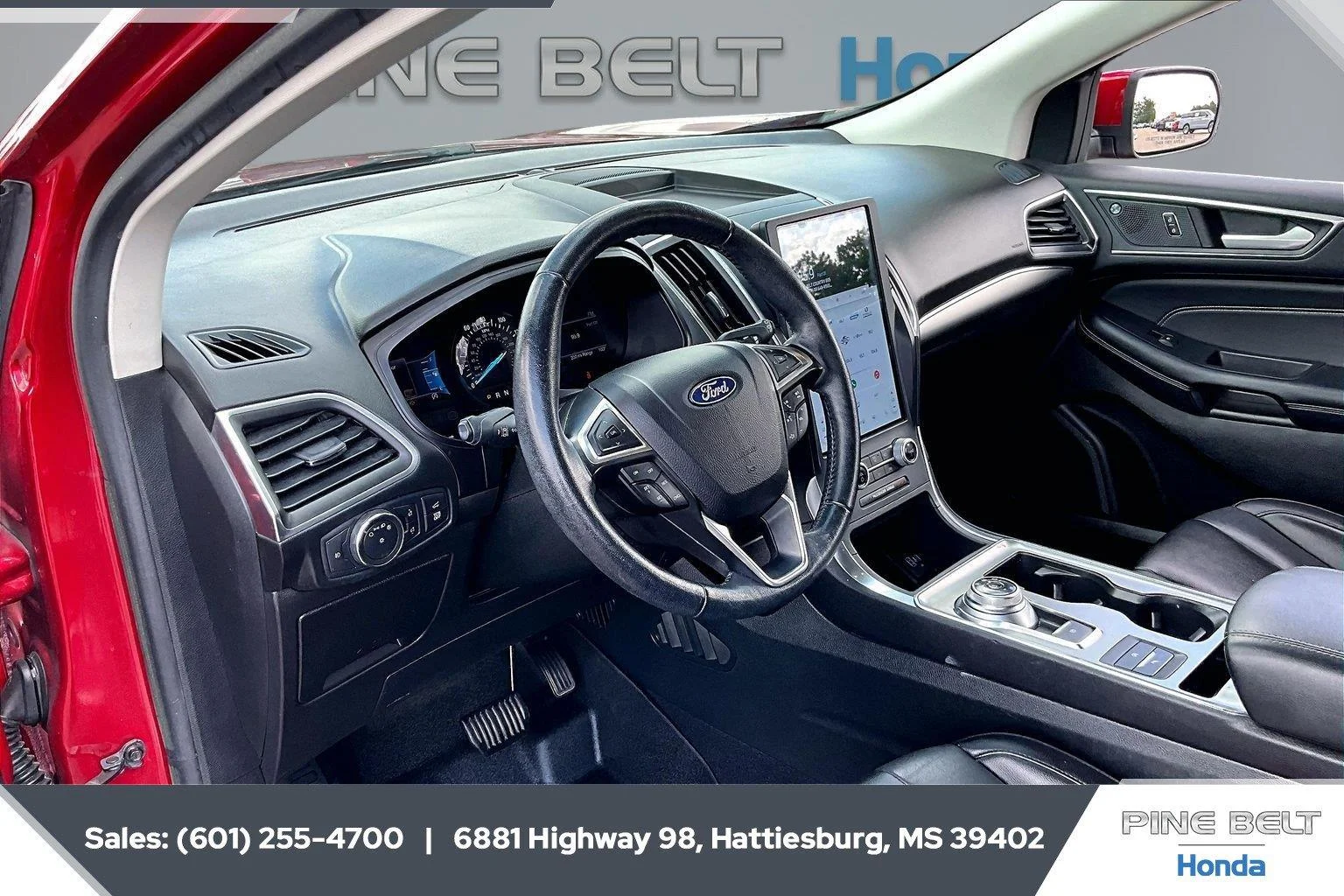 Used 2022 Rapid Red Metallic Tinted Clearcoat Ford Titanium image 12