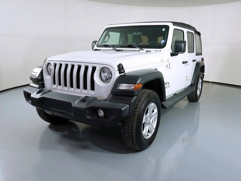 Certified Used 2020 White Jeep Unlimited Sport S image 4