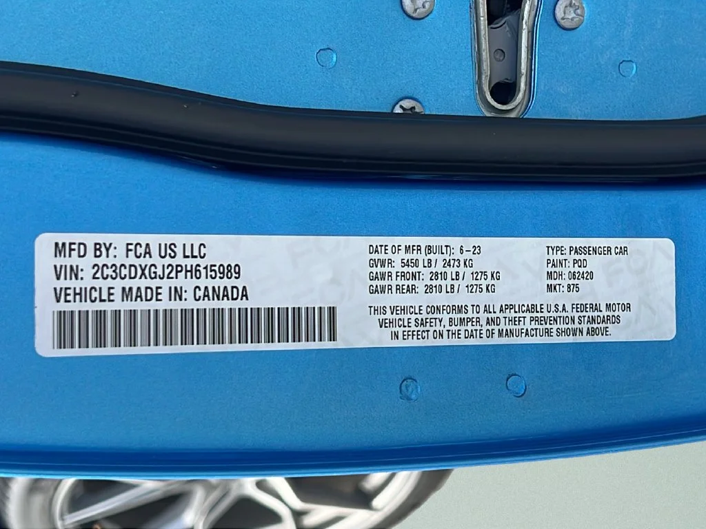 Used 2023 Blue Dodge Scat Pack image 24