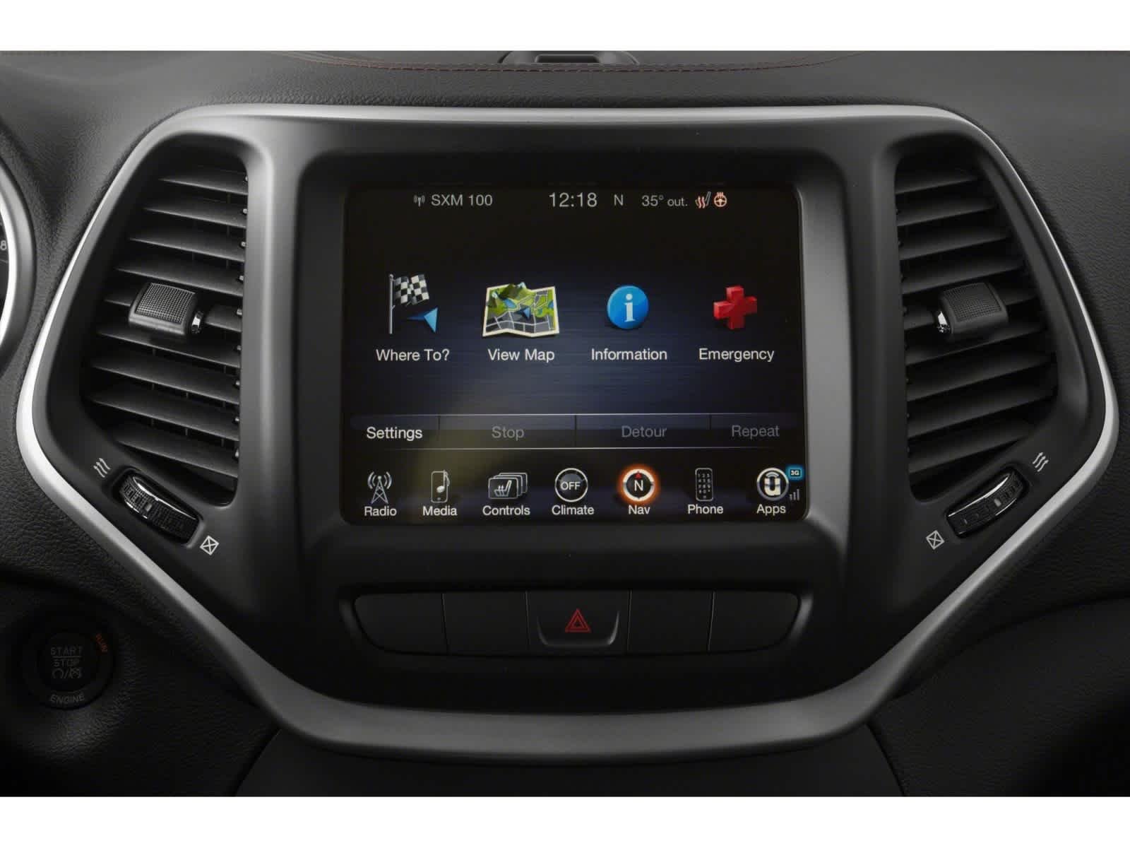 Used 2015 Granite Crystal Metallic Clearcoat Jeep Trailhawk image 7