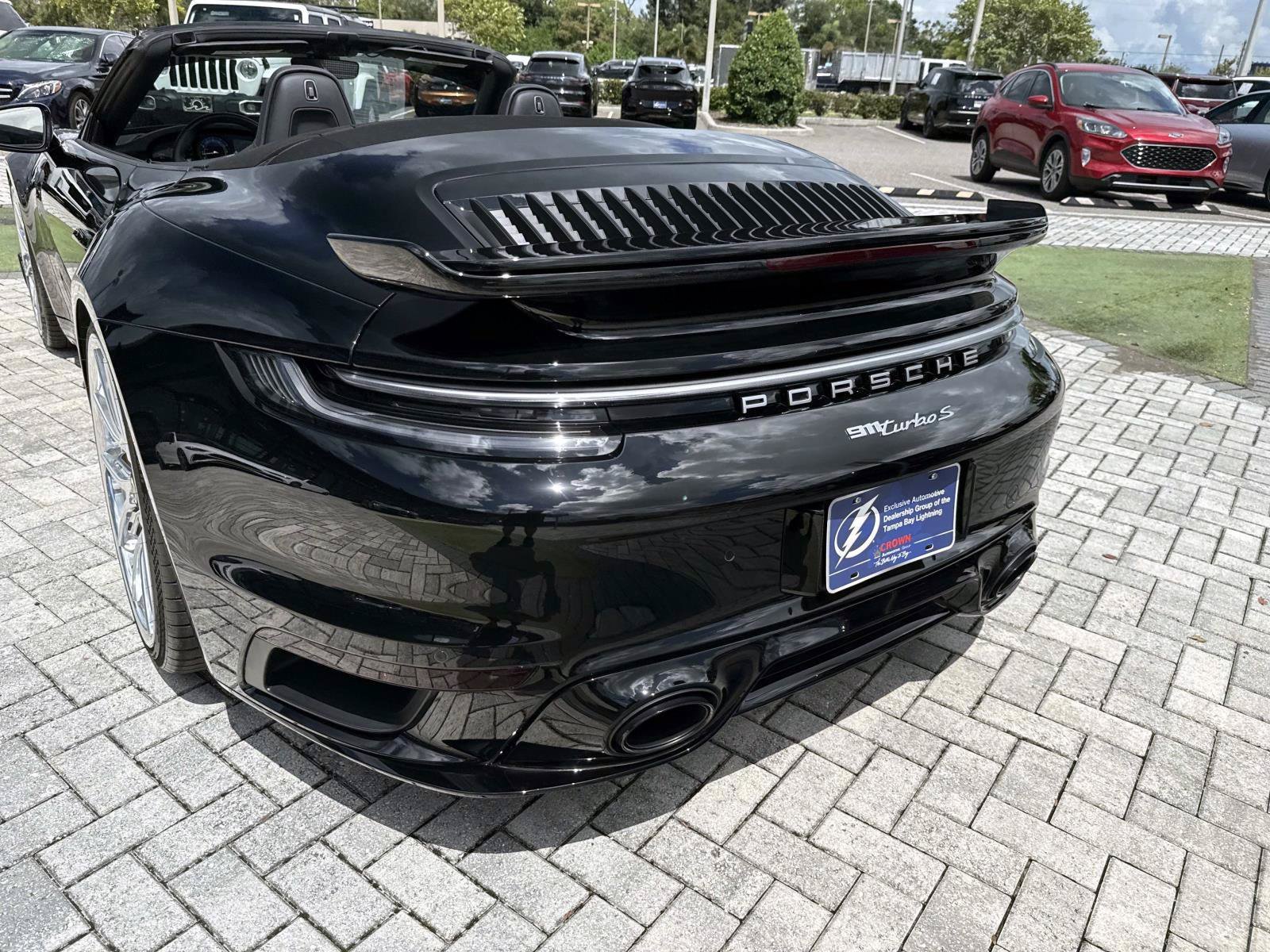 Used 2025 Black Porsche Turbo image 9