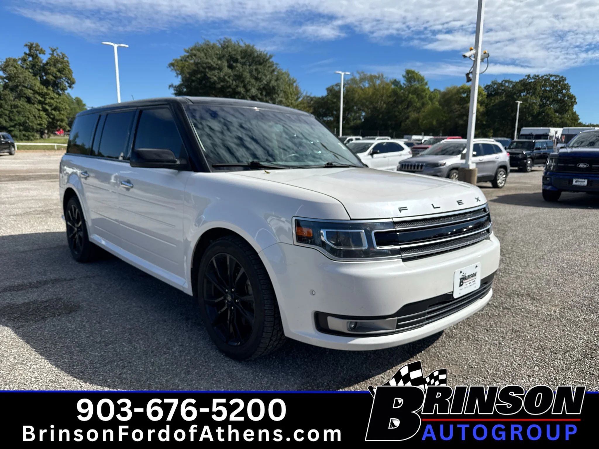Used 2019 White Platinum Tri-Coat Metallic Ford Limited EcoBoost image 3