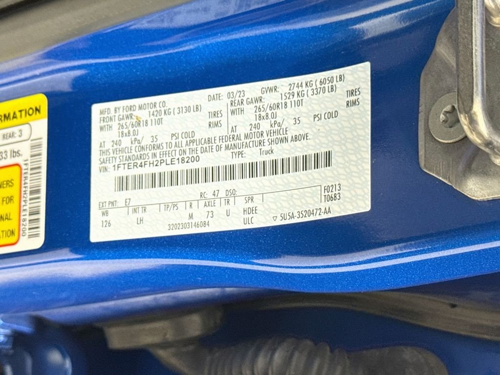 Used 2023 Velocity Blue Metallic Ford XLT image 30