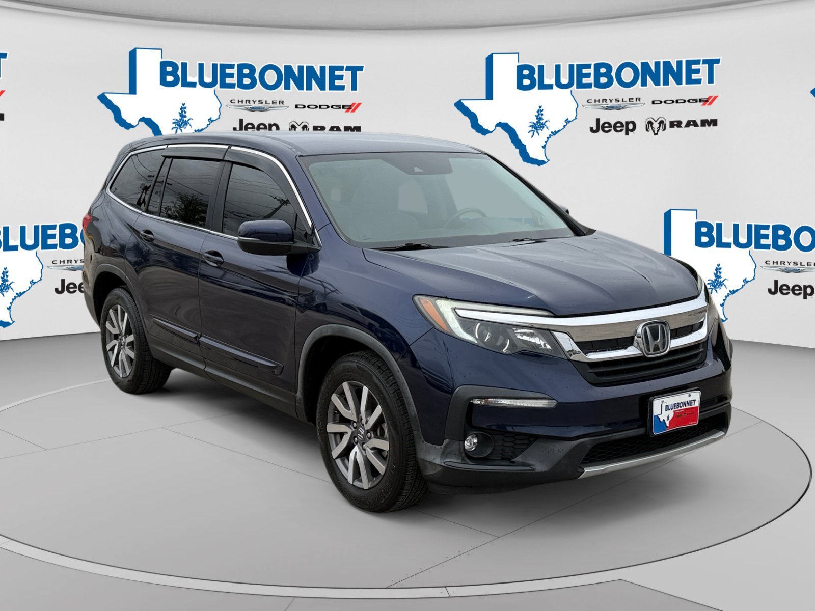 Used 2019 Blue Honda EX image 3