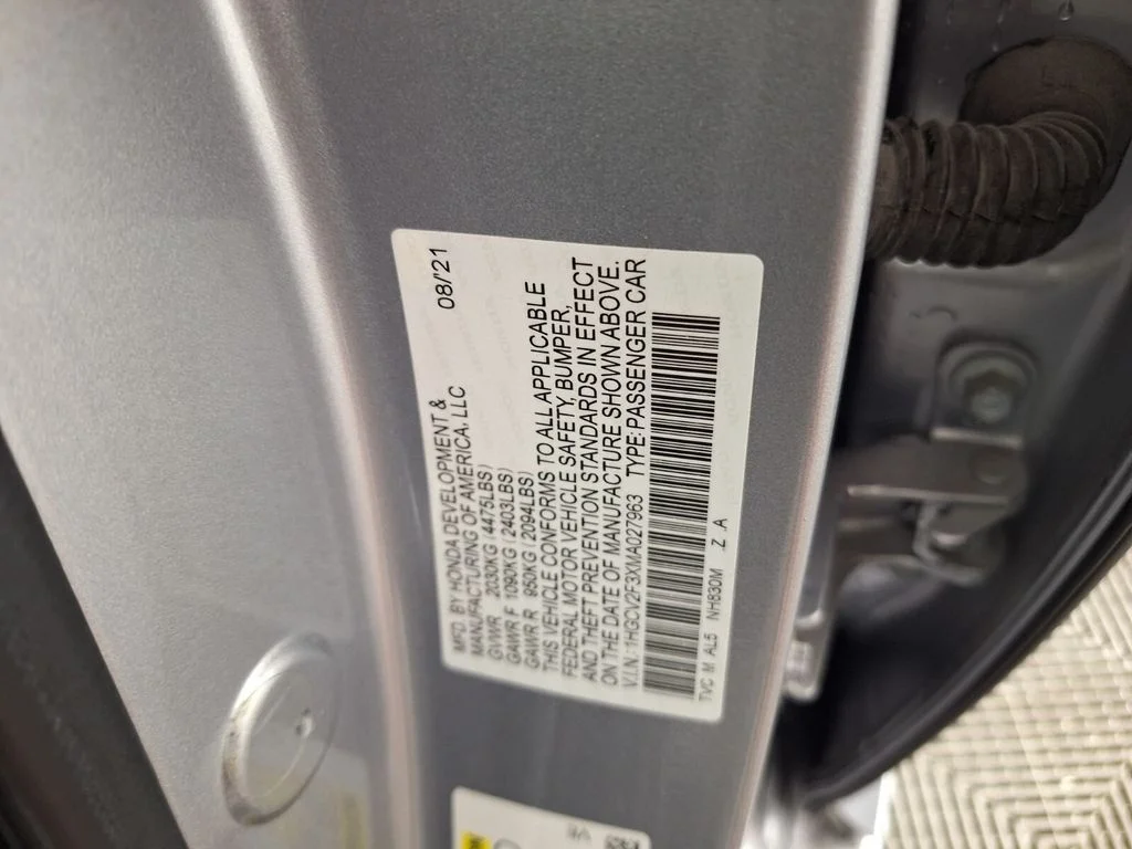 Certified Used 2021 Lunar Silver Metallic Honda Sport 2.0T image 32