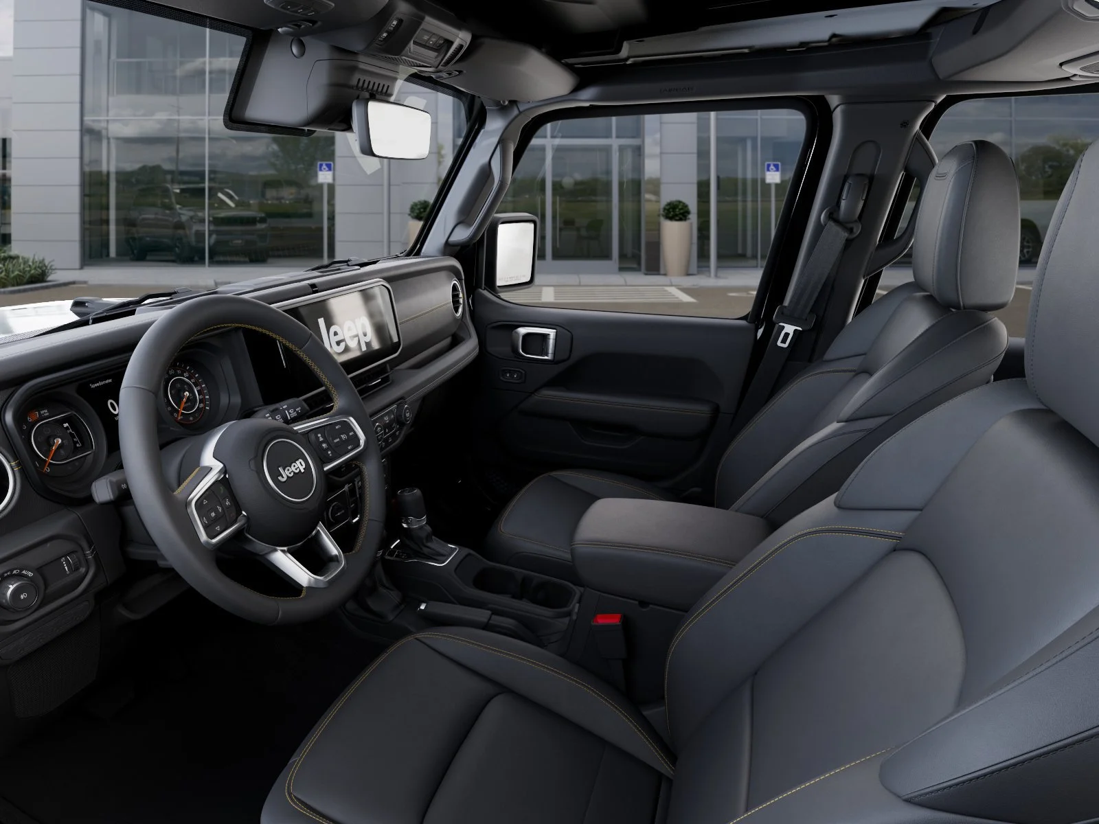 New 2026 Black Clear-Coat Exterior Paint Jeep Sahara image 22