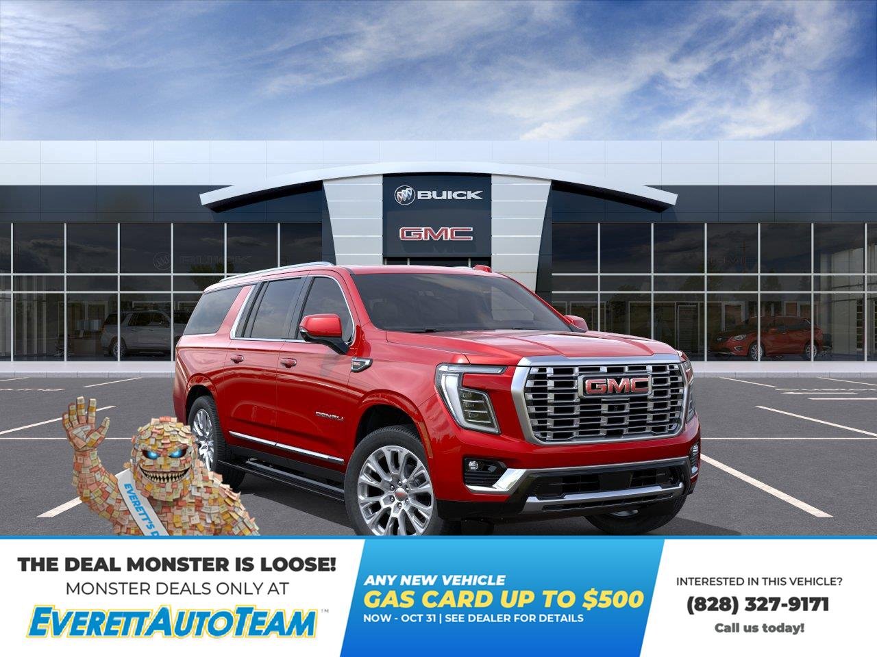 Volcanic Red Tintcoat 2026 GMC Yukon XL SUV / Crossover Four-Wheel Drive 