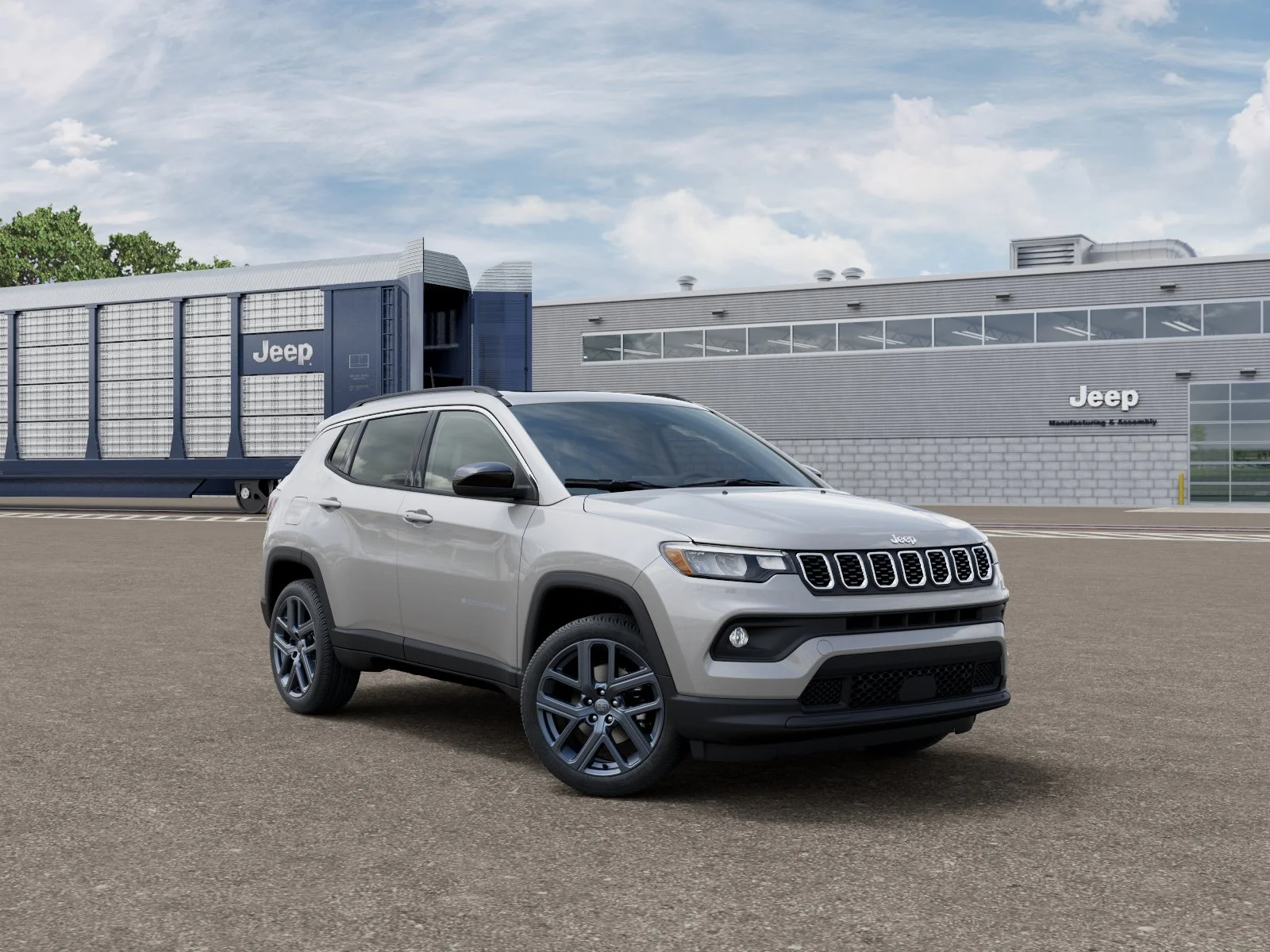 New 2026 Silver Zynith Metallic Clear-Coat Exterior Paint Jeep  image 12