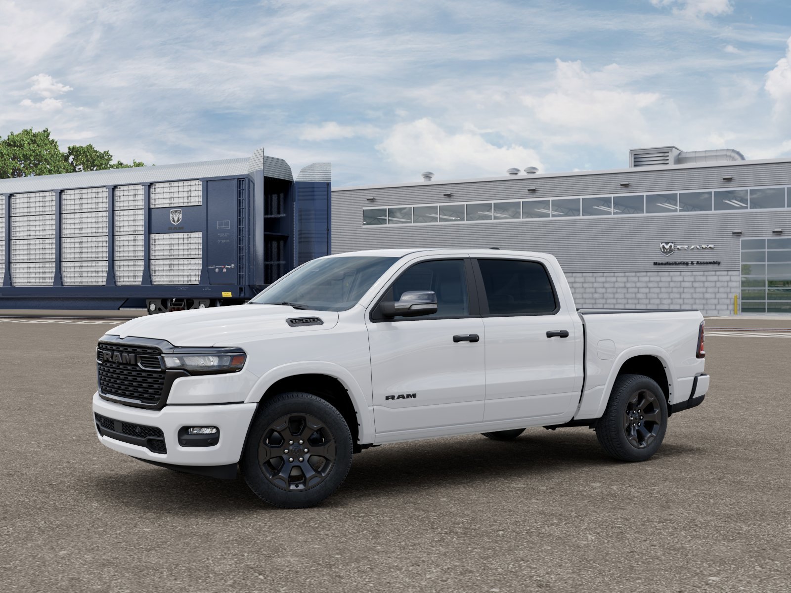 New 2027 Bright White Clear-Coat Exterior Paint RAM  image 1
