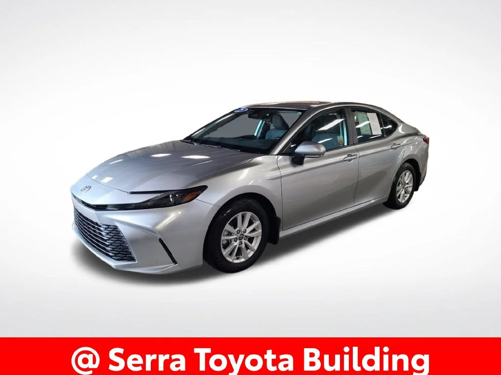 Certified Used 2025 Silver Toyota LE image 1