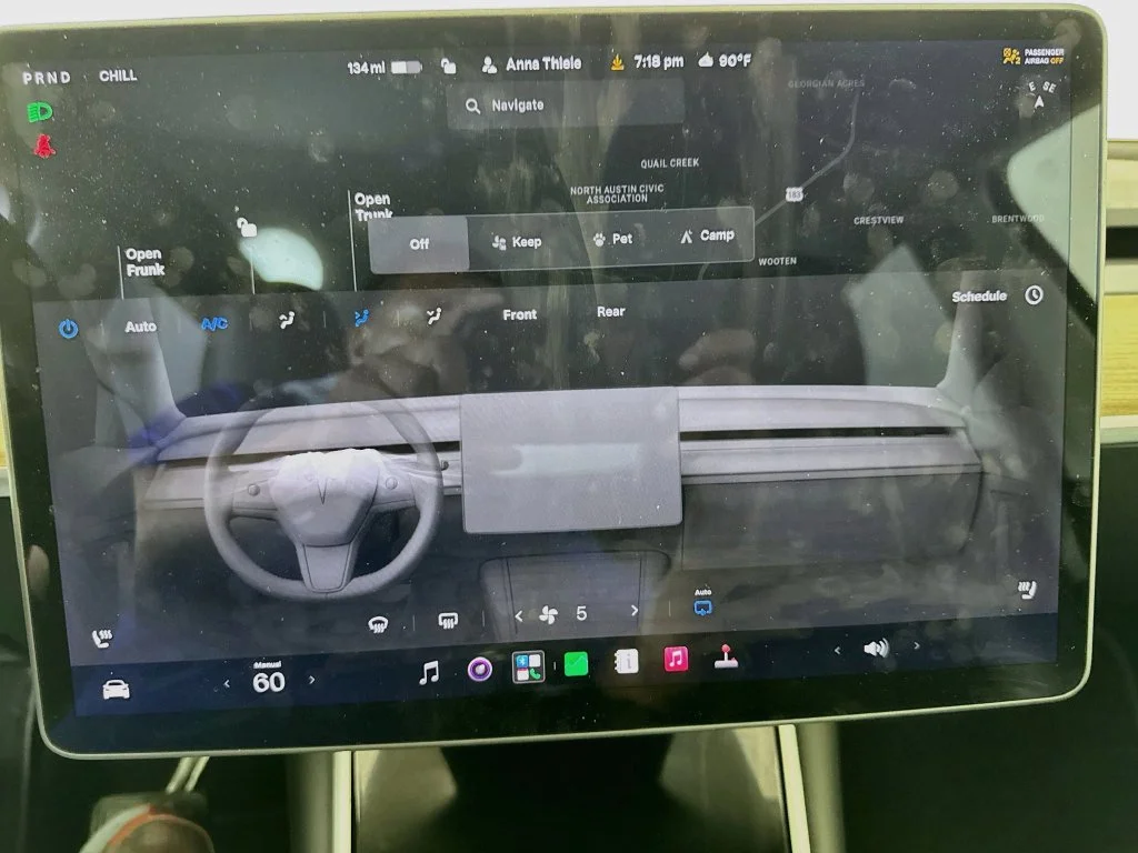 Used 2021 Deep Blue Metallic Tesla Long Range image 18