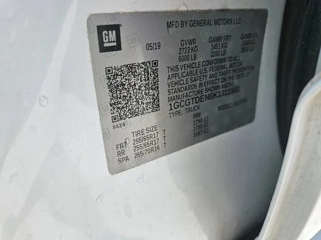Used 2019 SUMMIT WHITE Chevrolet 4WD Z71 image 30