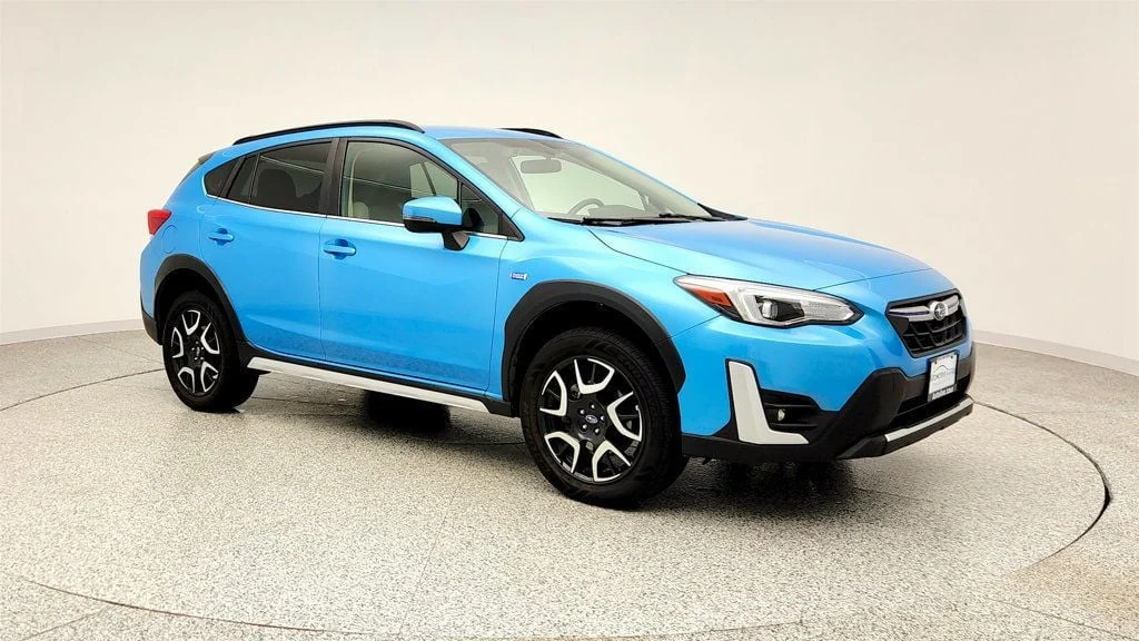 Used 2022 Lagoon Blue Pearl Subaru Hybrid CVT image 3