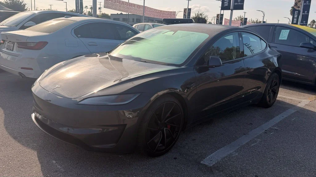 Used 2024 Black Tesla Performance image 2