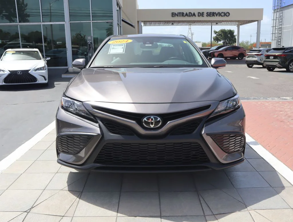 Used 2024 Gray Toyota SE image 2