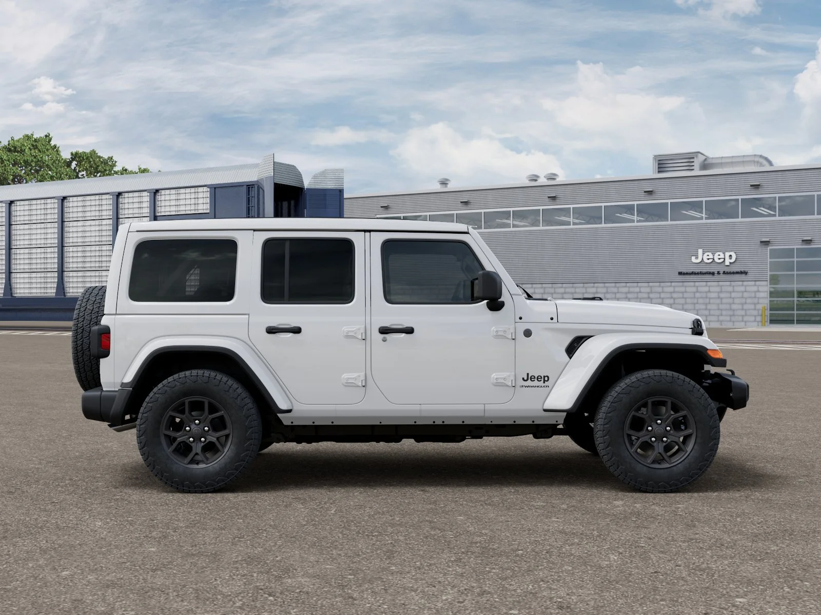 New 2027 Bright White Clear-Coat Paint Jeep SPOR image 12