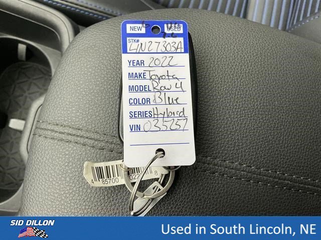 Used 2022 Cavalry Blue/Midnight Black Metallic Toyota Hybrid XSE image 8