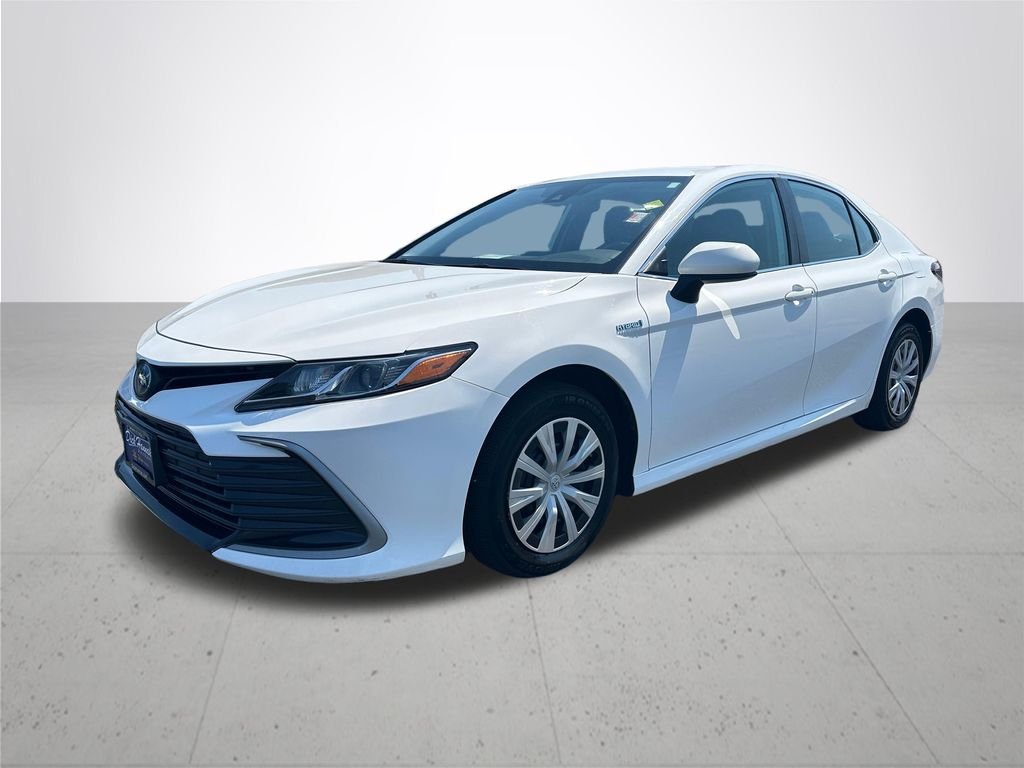 Used 2021 White Toyota LE image 2