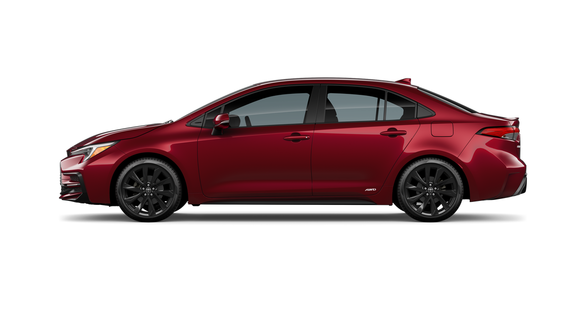 New 2026 Ruby Flare Pearl Toyota Hybrid SE image 25