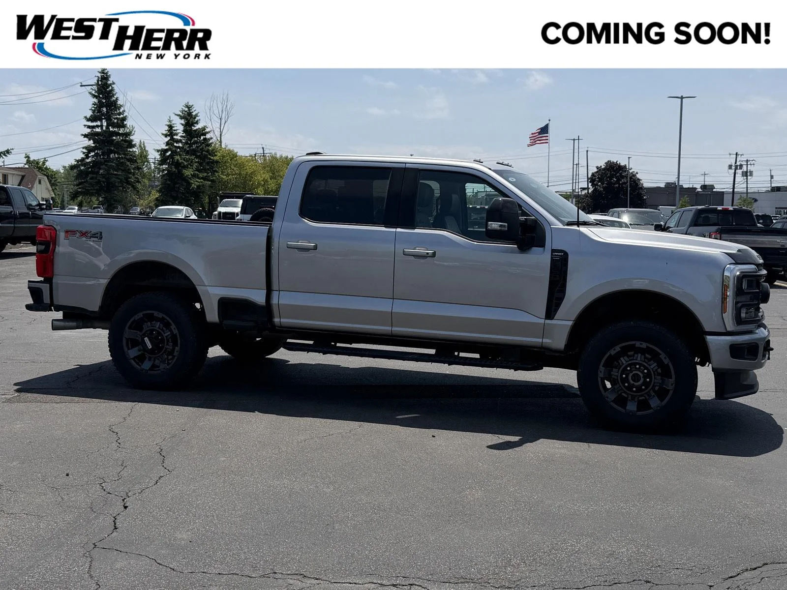 Used 2024 Iconic Silver Ford LARIAT image 1