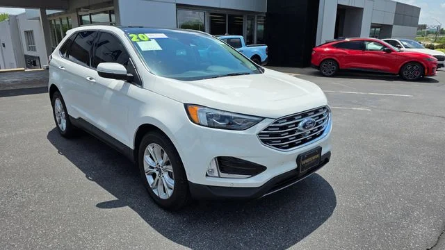 Certified Used 2020 Star White Ford Titanium image 1
