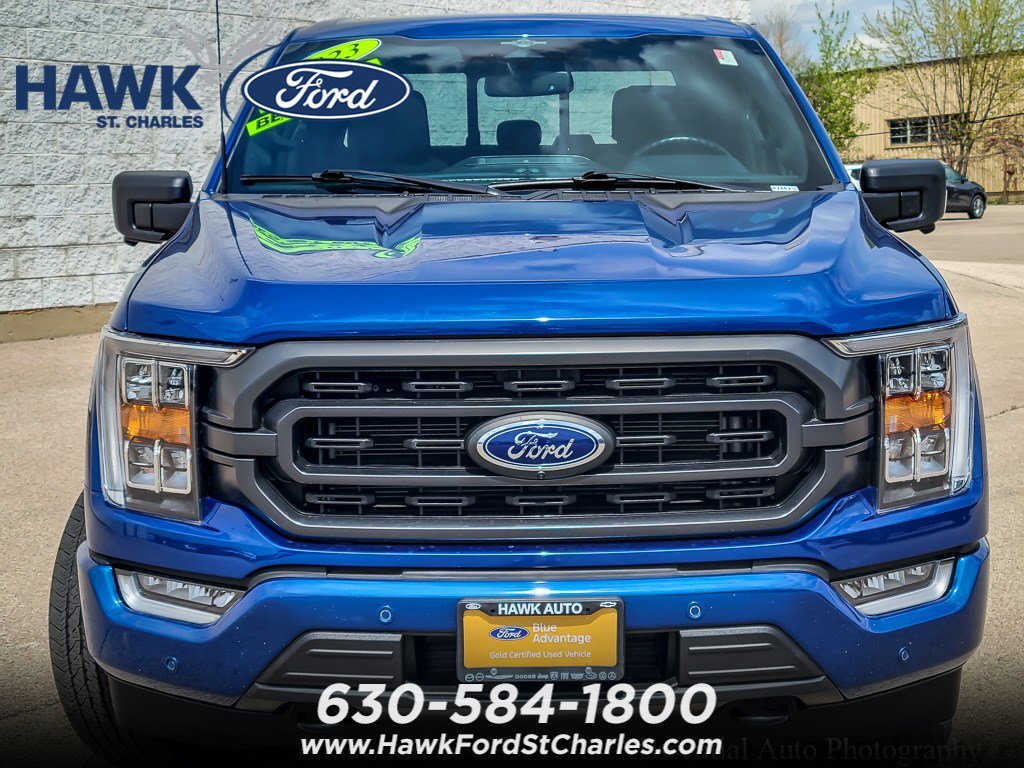 Certified Used 2023 Blue Metallic Ford XLT image 4