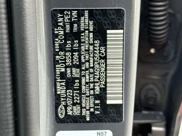 Used 2023 Gray Hyundai Limited image 30