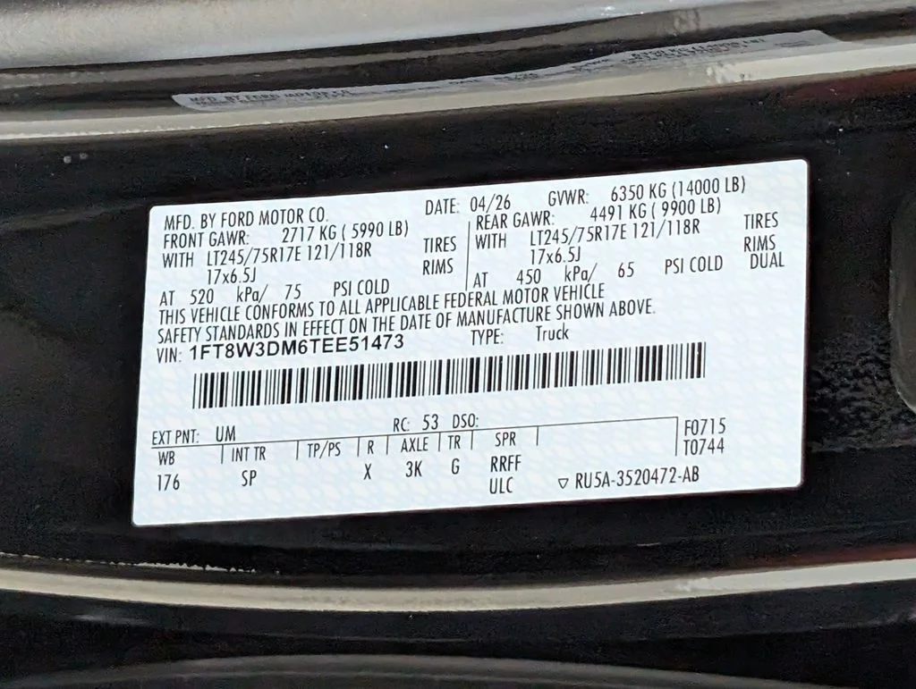 New 2026 Agate Black Metallic Ford F-350® King Ranch® image 34