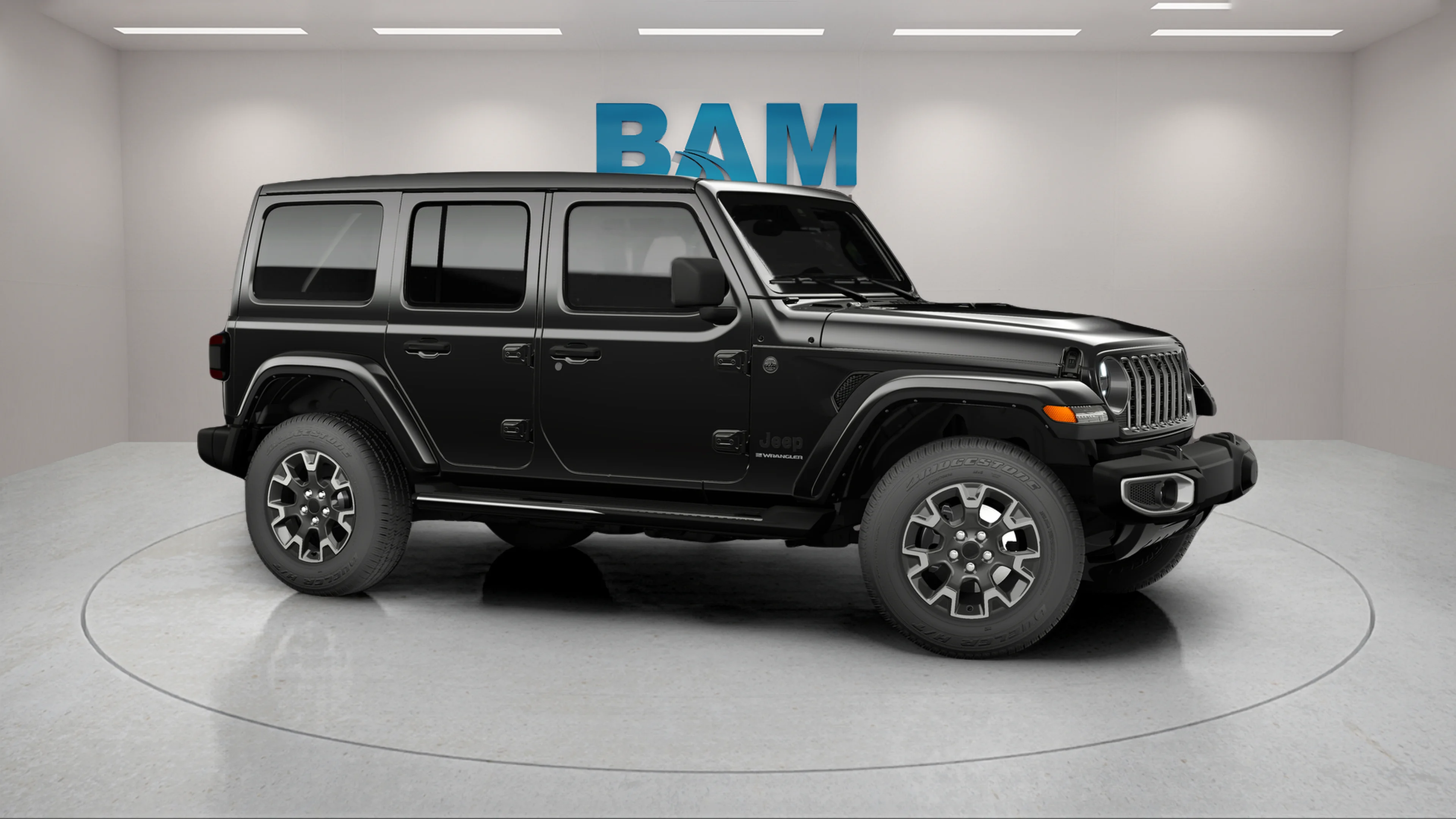 New 2026 Black Clearcoat Jeep Sahara image 2