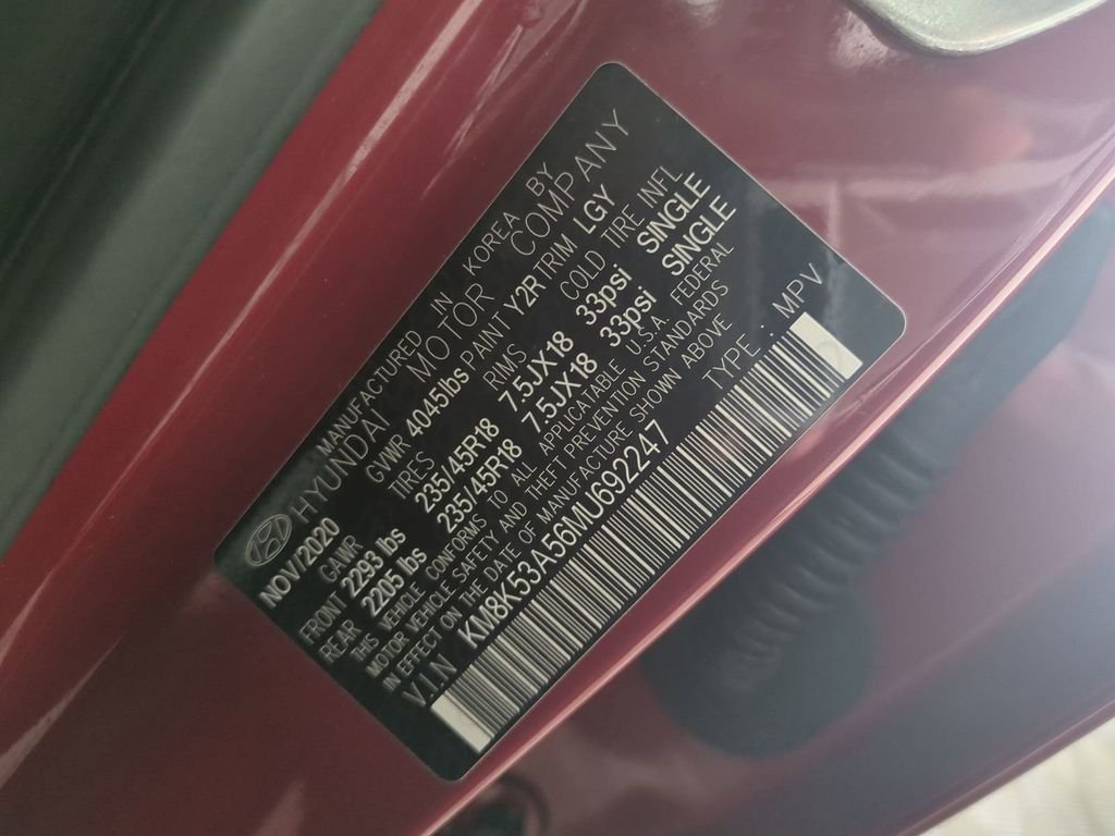 Used 2021 Red Hyundai Ultimate image 39