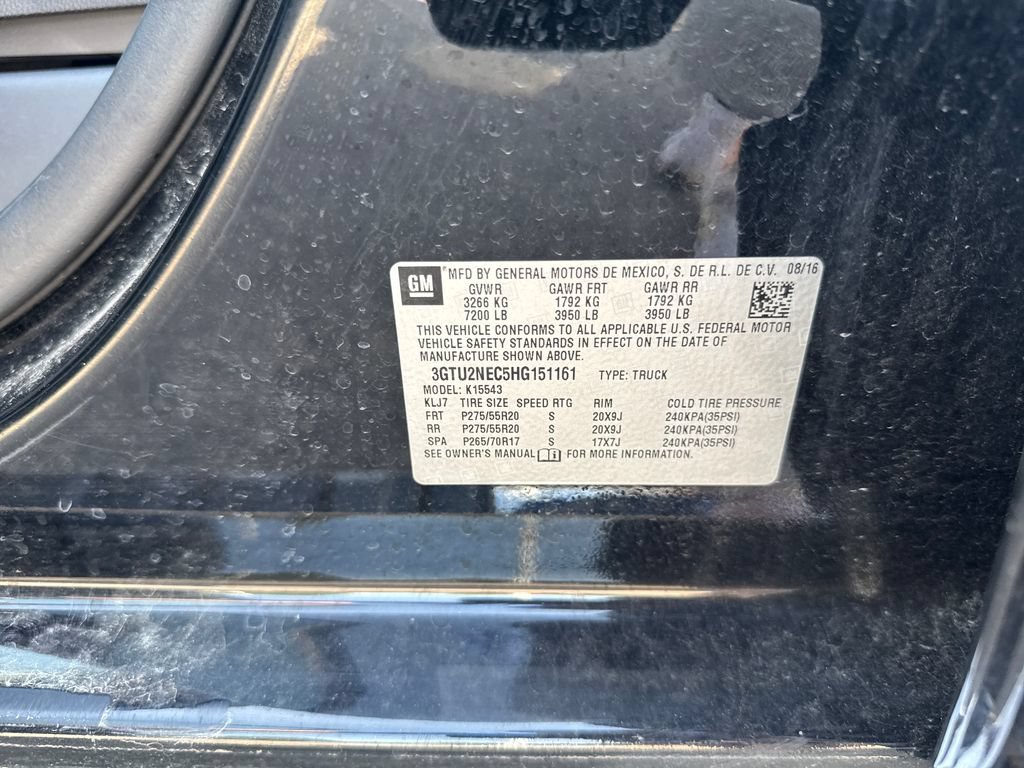 Used 2017 ONYX BLACK GMC SLT image 27