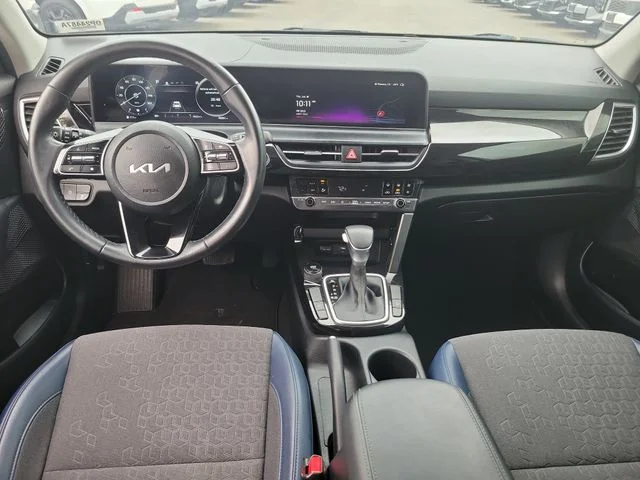 Used 2024 Snow White Pearl Kia S image 12