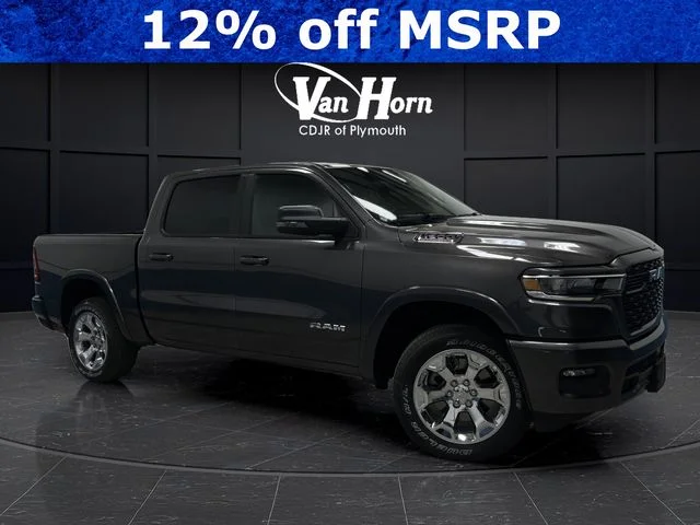 New 2026 Granite Crystal Metallic Clear-Coat Exterior Paint RAM Big Horn/Lone Star image 1