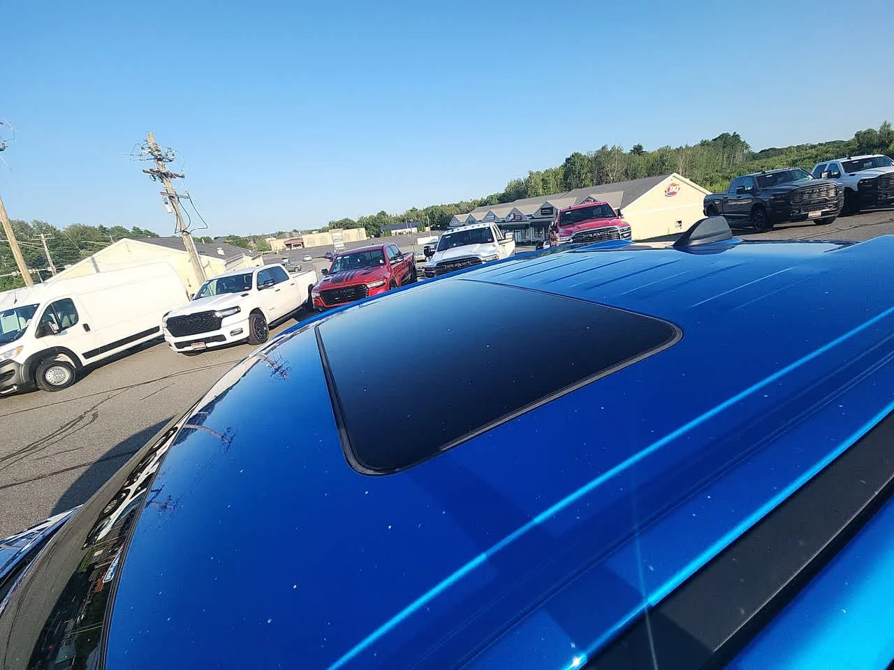 Used 2021 Hydro Blue Pearlcoat Ram Big Horn image 12