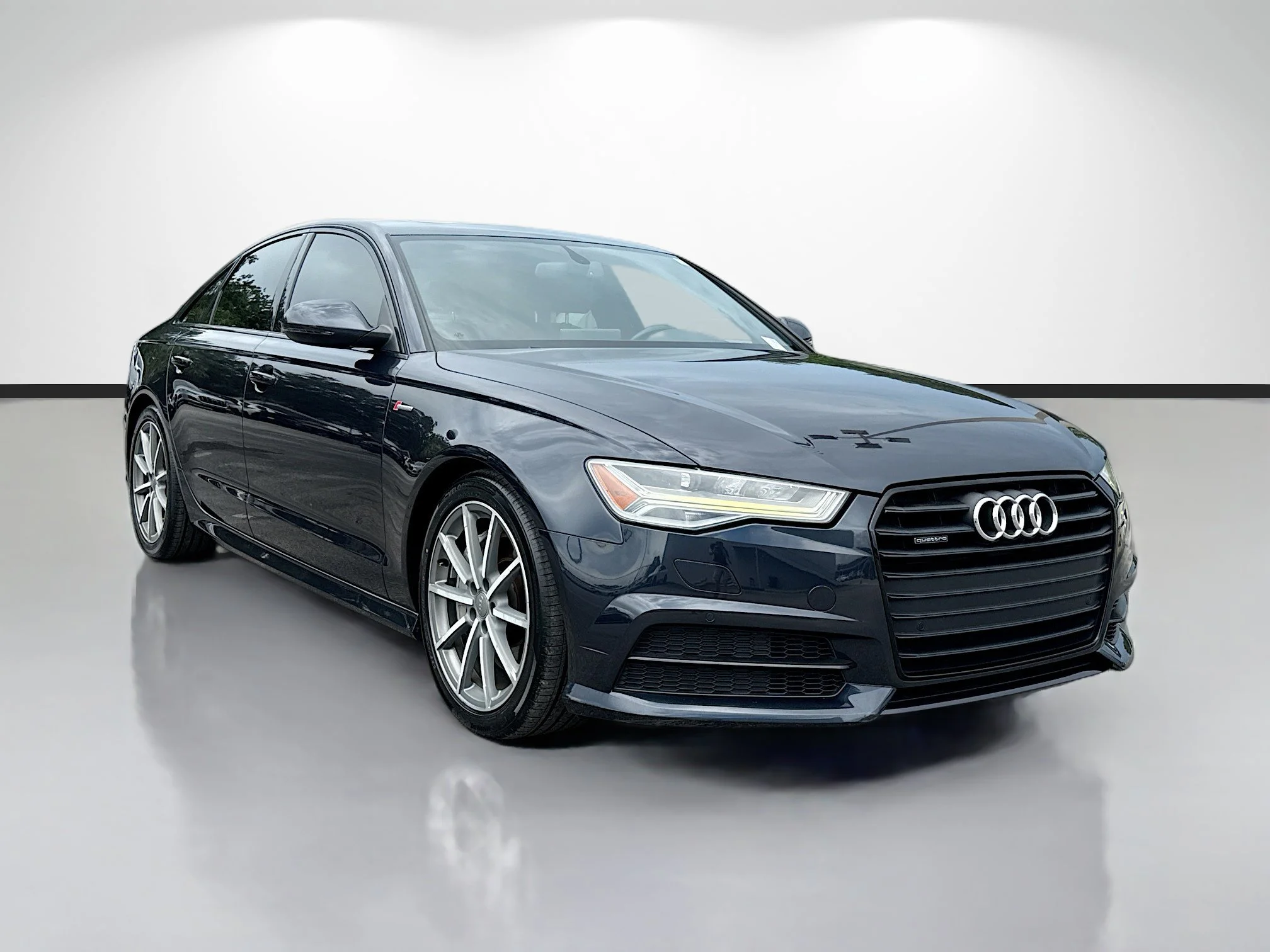 Used 2018 Moonlight Blue Metallic Audi Premium Plus image 1