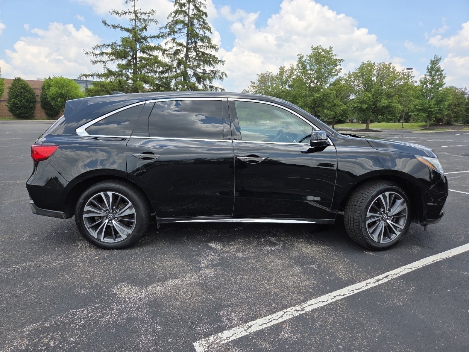 Used 2019 Majestic Black Pearl Acura 3.5L Technology Pkg w/Entertainment Pkg image 23