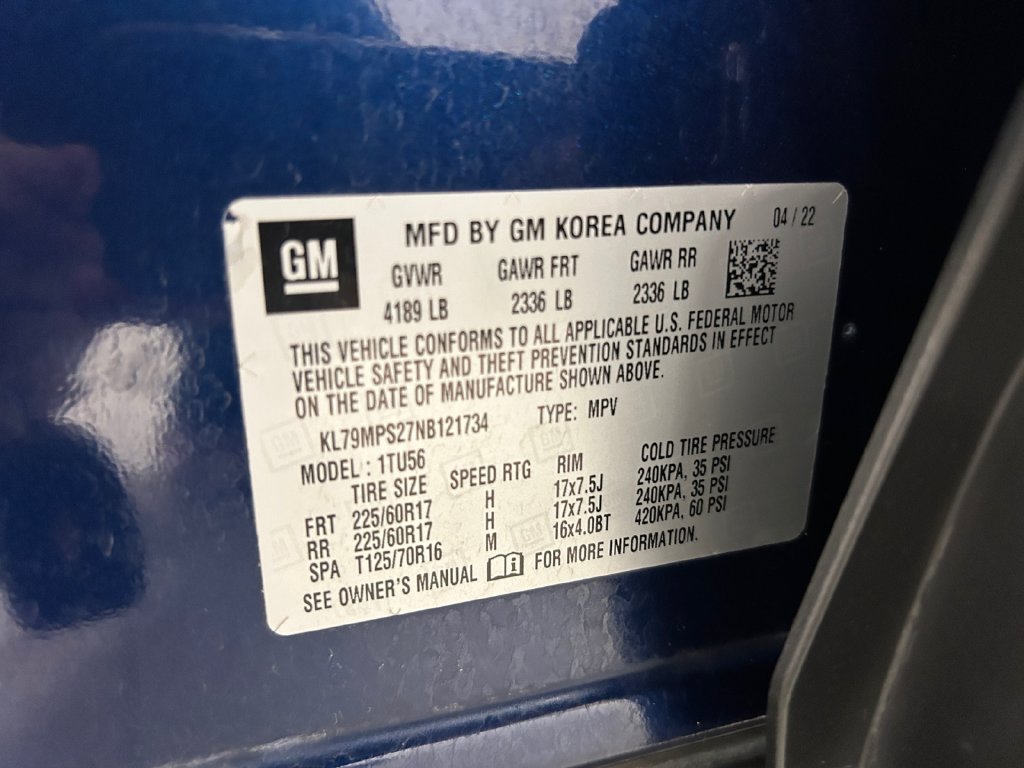 Used 2022 Blue Chevrolet LT image 18