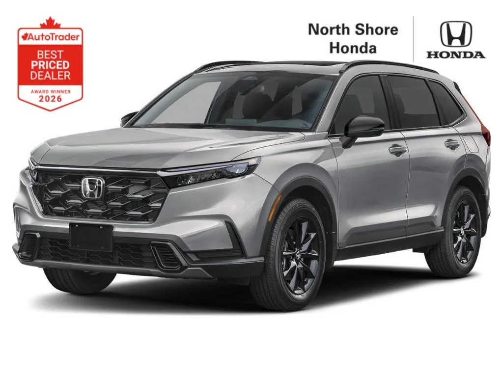 New 2026 Solar Reflection Silver Metallic Honda SPORT HYBRID Family-ready. Eco-friendly. Unstoppab image 1