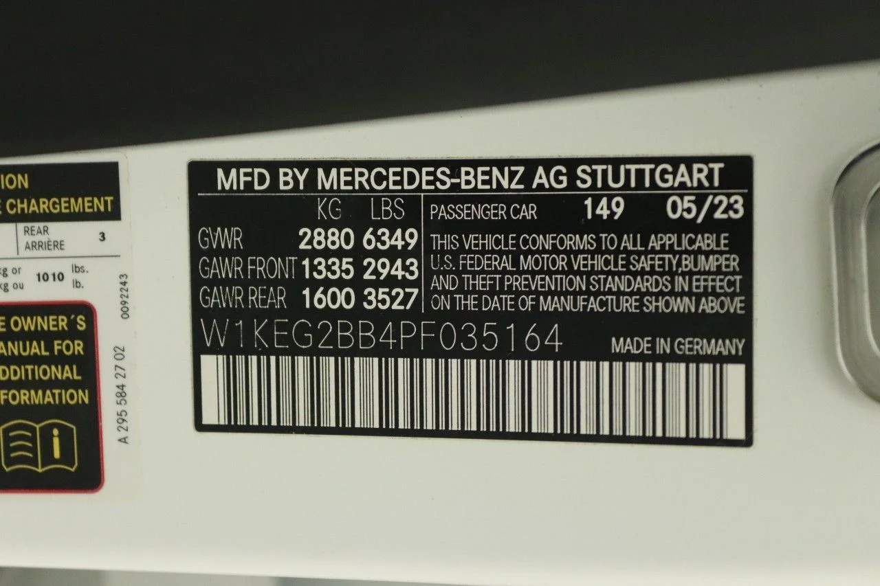 Certified Used 2023 White Mercedes-Benz 350+ Sedan Premium Package image 16
