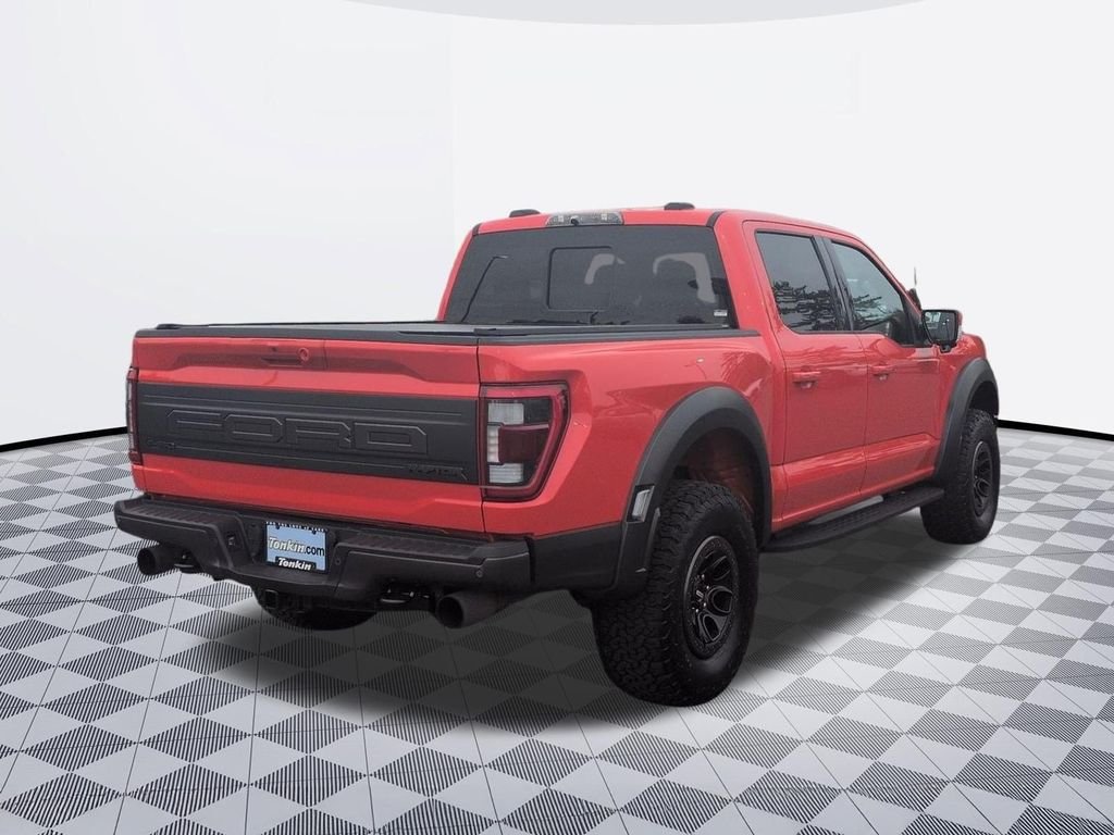 Used 2022 Orange Metallic Ford Raptor image 4