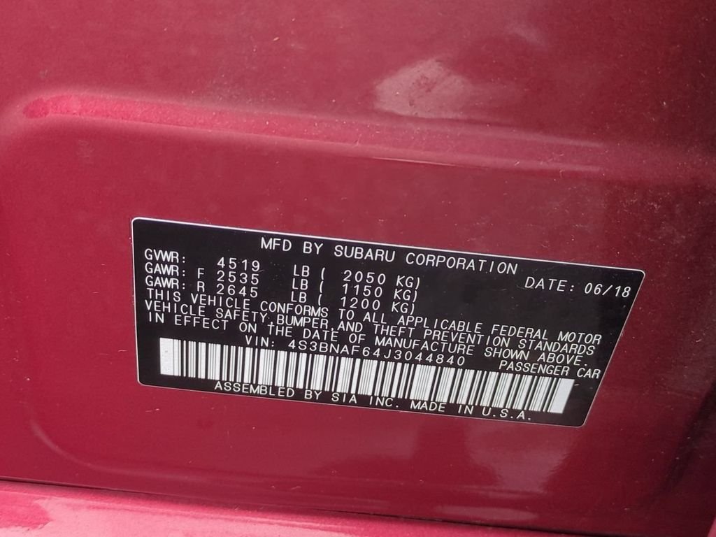 Used 2018 Red Subaru 2.5i image 29