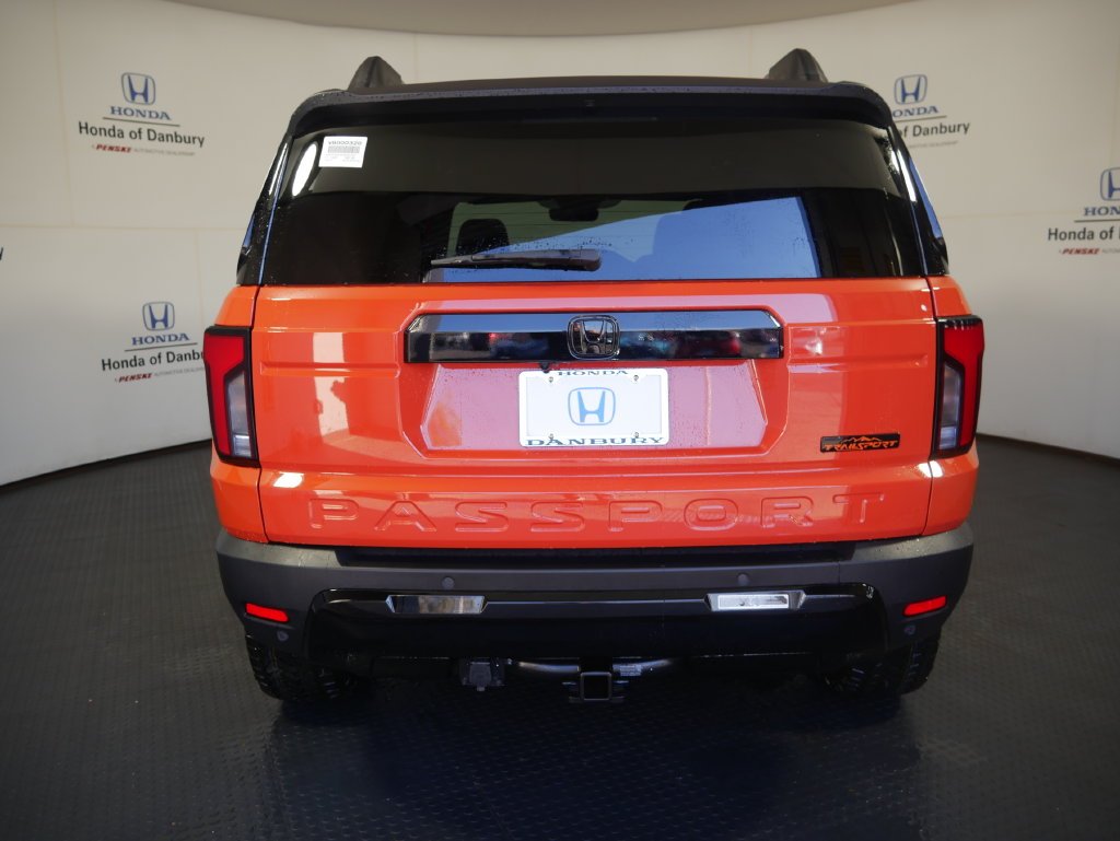 New 2027 Sunset Orange Honda TrailSport Elite Blackout image 9