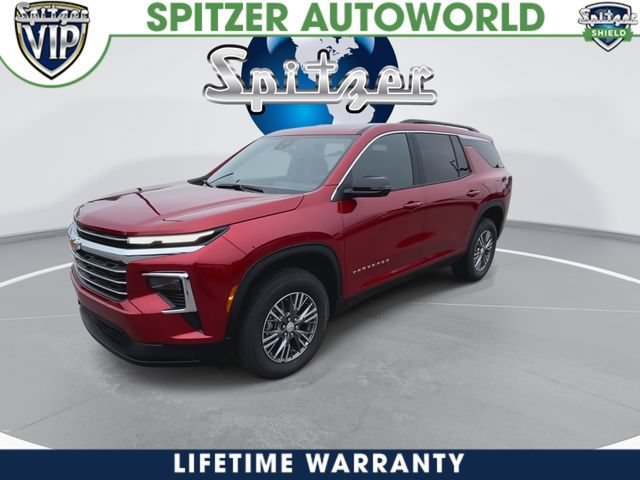 2026 Chevrolet Traverse LT Red at Spitzer Autoworld Chevy Buick GMC Cadillac