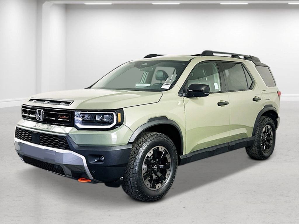 New 2026 Ash Green Metallic Honda TrailSport Elite image 1